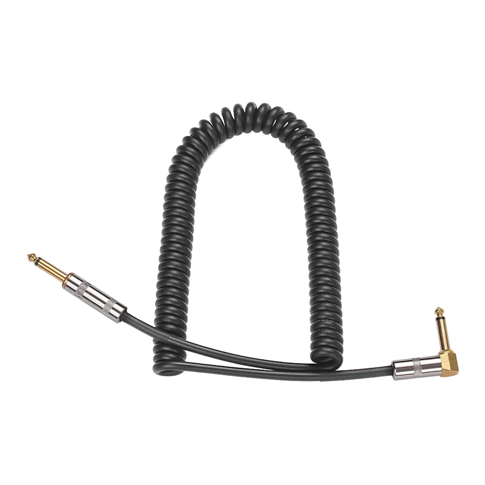 Curly Instrument Audio Guitar Cable Line Instrument Line PU Jacket Electric Guitar Bass Mixer Equalizer Guitar Accessories