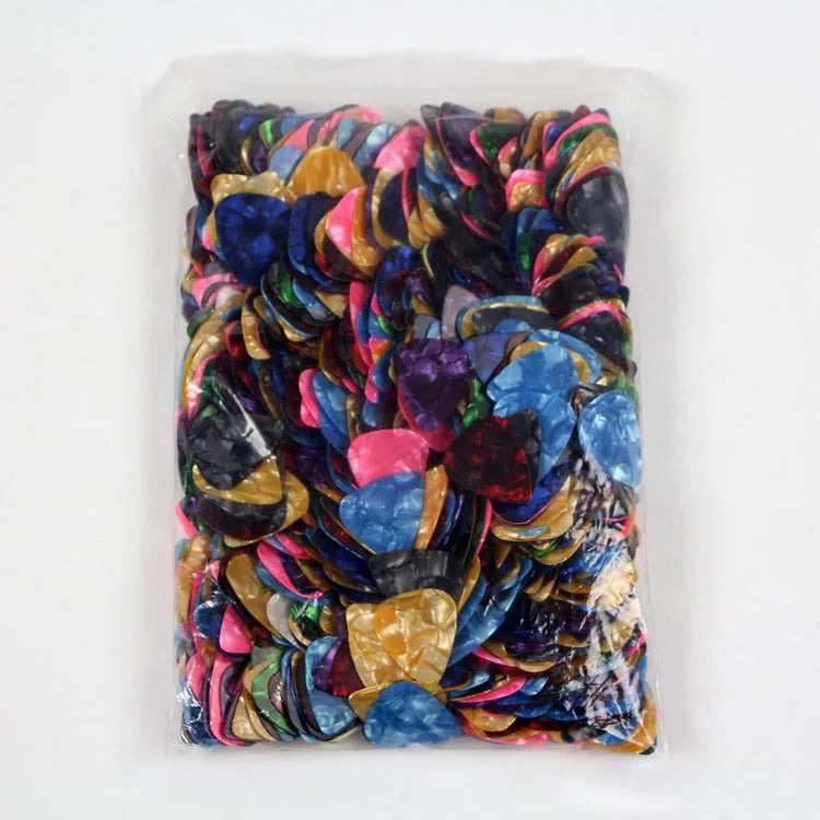 10PCS Guitar Picks Plectrum Celluloid Electric Smooth Guitar Pick Bass Acoustic Guitar Accessories