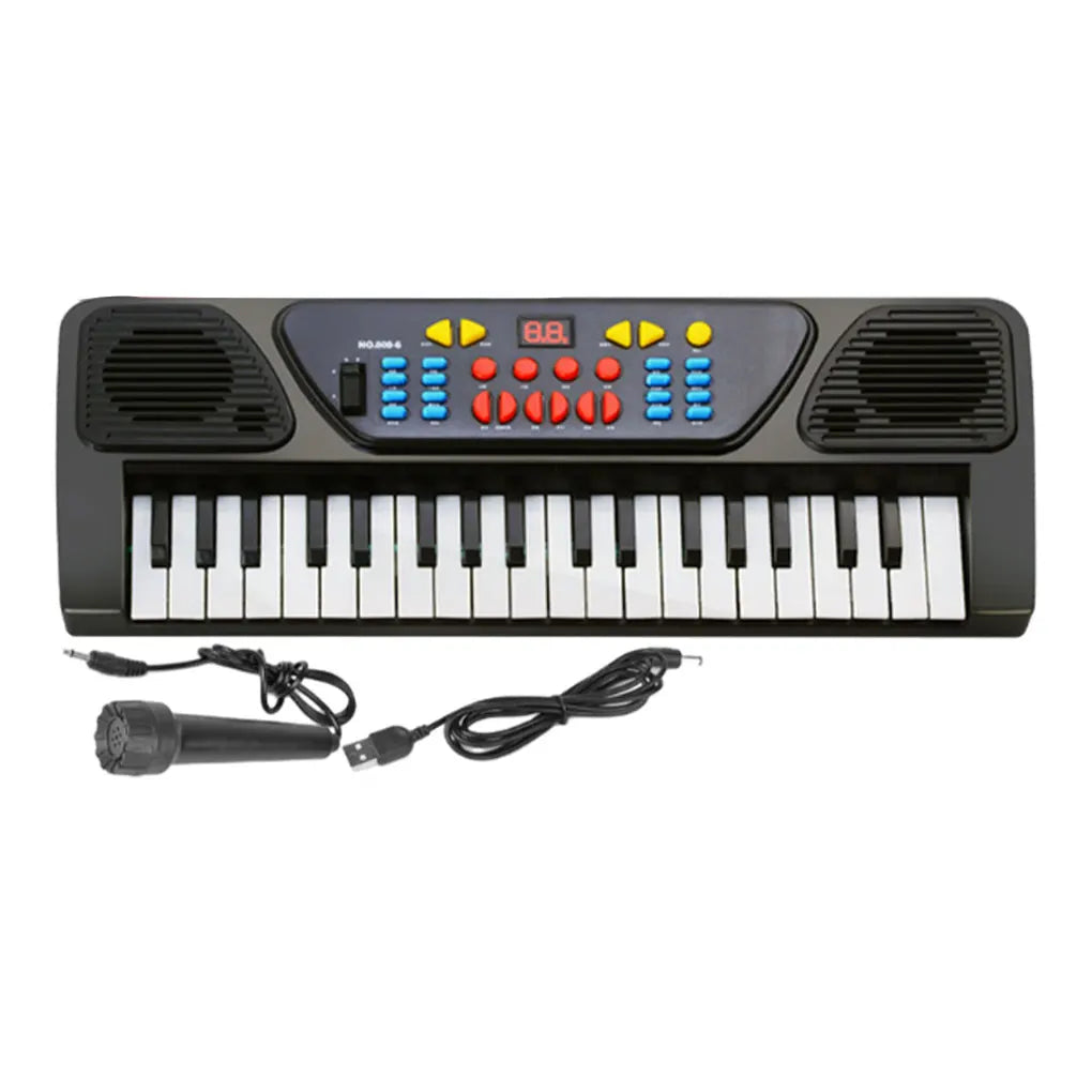 Kids Keyboard Piano Electric 37 Keys Keyboard Piano Portable Musical Instrument Piano Toy for Kids Beginners
