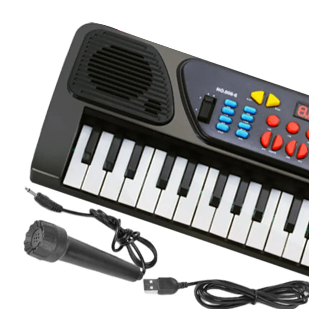 Kids Keyboard Piano Electric 37 Keys Keyboard Piano Portable Musical Instrument Piano Toy for Kids Beginners