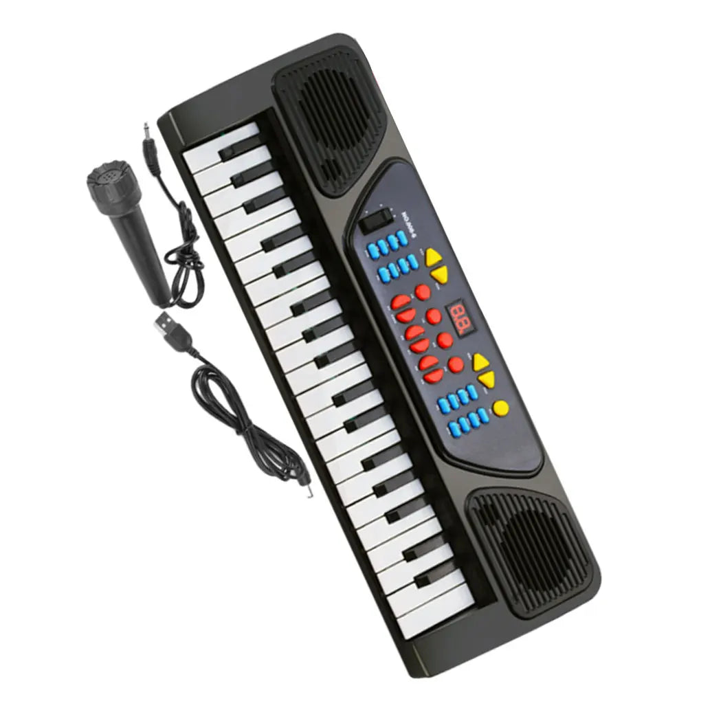 Kids Keyboard Piano Electric 37 Keys Keyboard Piano Portable Musical Instrument Piano Toy for Kids Beginners