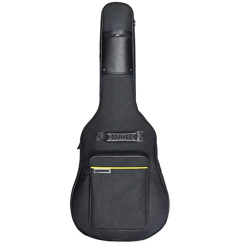 Classic 40/41 Inch Oxford Fabric Acoustic Guitar Bag Waterproof Backpack 5mm Cotton Double Shoulder Straps Padded Soft Case