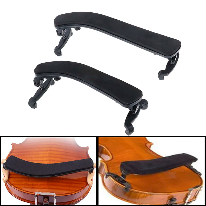 1PC Violin Shoulder Rest Plastic Padded Adjustable For 1/2-4/4 1/8-1/4 black Fiddle Violin Parts & Accessories
