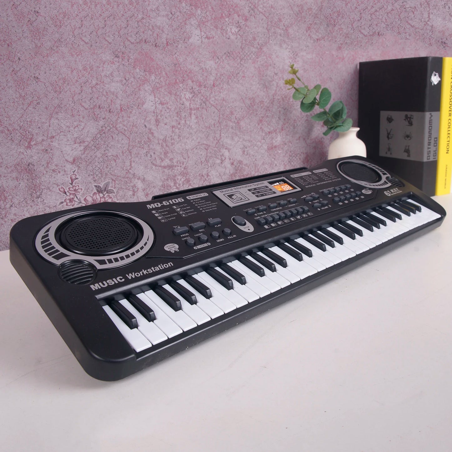 61 Keys Digital Music Electronic Keyboard Board Toy Gift Electric Piano Organ For Kids Multifunction And Delicate