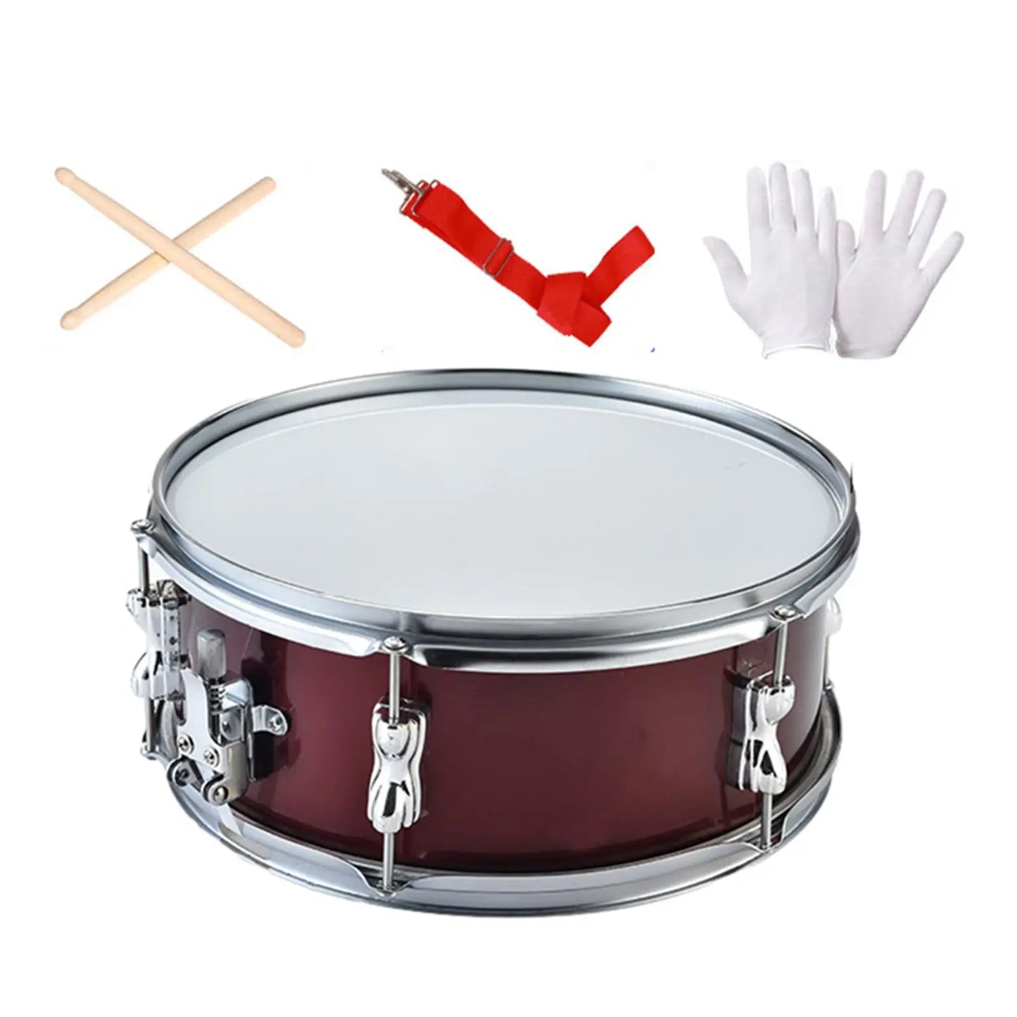 CadenceCraft 13-Inch Dual-Tone Snare Drum Kit: Portable Percussion Marvel for Aspiring Young Musicians
