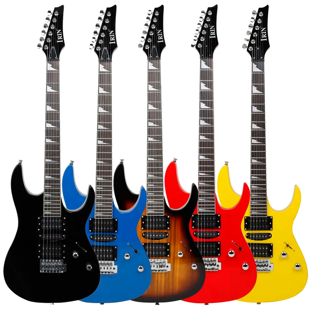 IRIN 6 Strings Electric Guitar 24 Frets Maple Body Neck Electric Guitarra With Bag Amp Tuner Necessary Guitar Parts Accessories