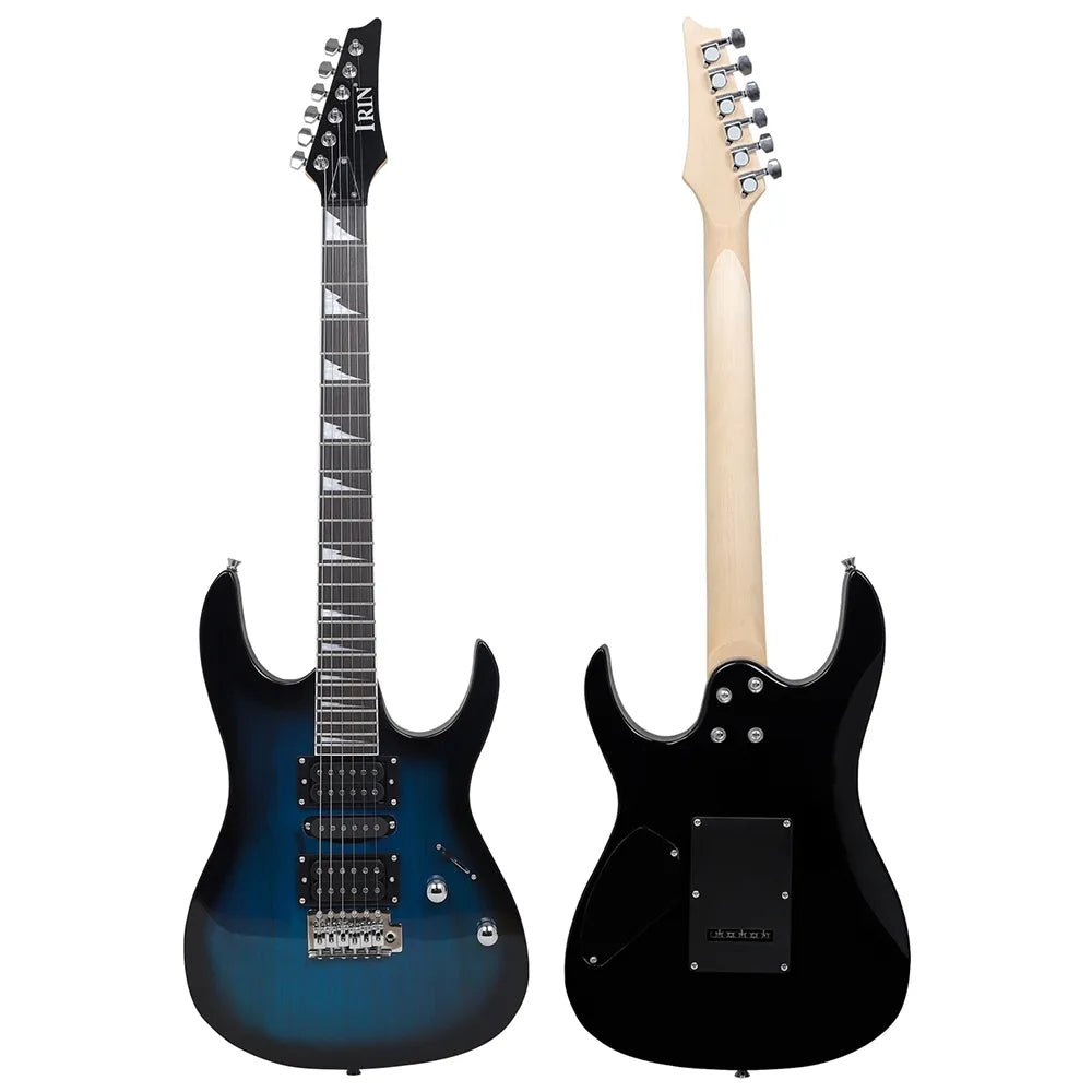 IRIN 6 Strings Electric Guitar 24 Frets Maple Body Neck Electric Guitarra With Bag Amp Tuner Necessary Guitar Parts Accessories