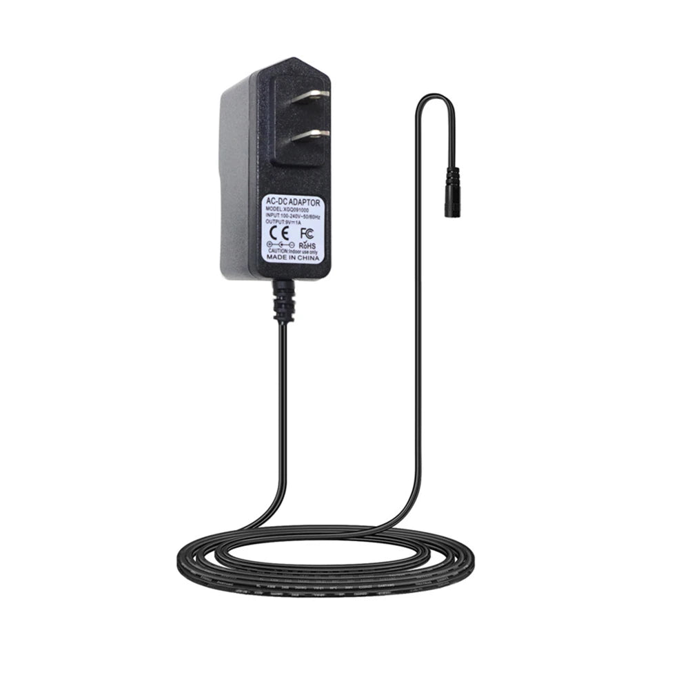 DC 9V 1A Guitar Pedal Power Supply Adapter AC 100-240V Black Musical Instrument Accessories For Powering Multiple Effect Pedals