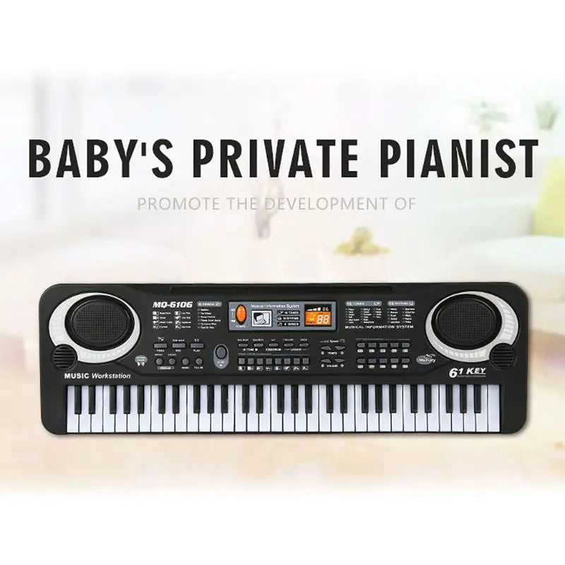 61 Keys Digital Music Electronic Keyboard for KEY Board Electric Piano Children Gift
