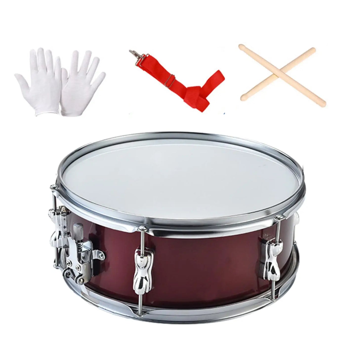 CadenceCraft 13-Inch Dual-Tone Snare Drum Kit: Portable Percussion Marvel for Aspiring Young Musicians