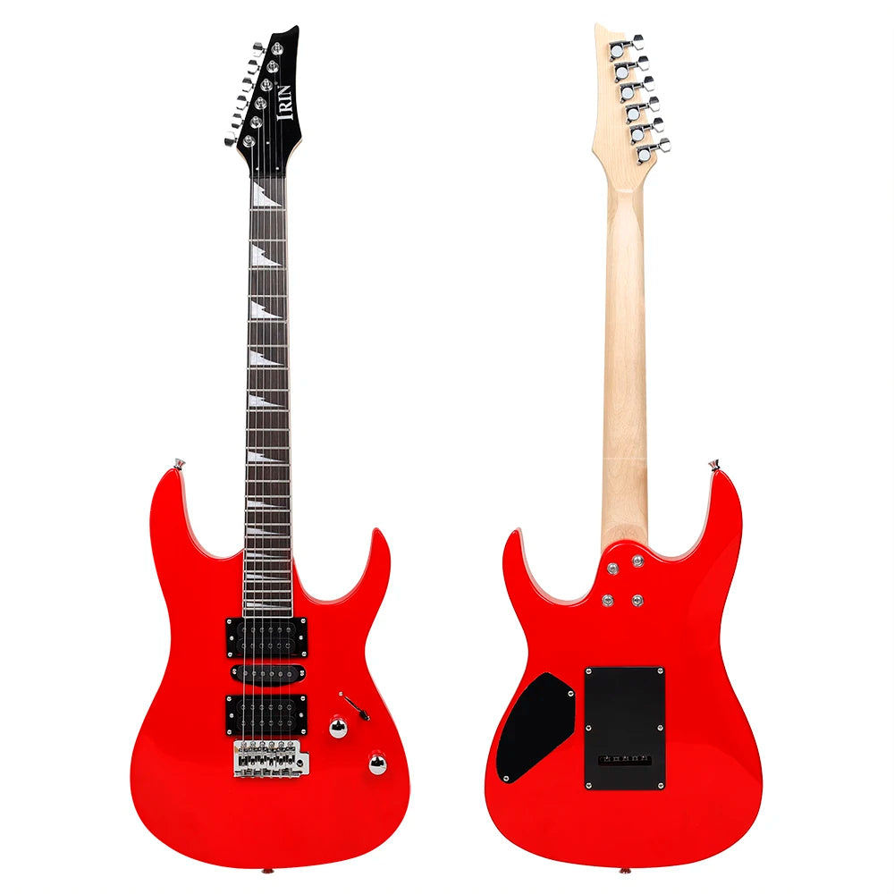 IRIN 6 Strings Electric Guitar 24 Frets Maple Body Neck Electric Guitarra With Bag Amp Tuner Necessary Guitar Parts Accessories