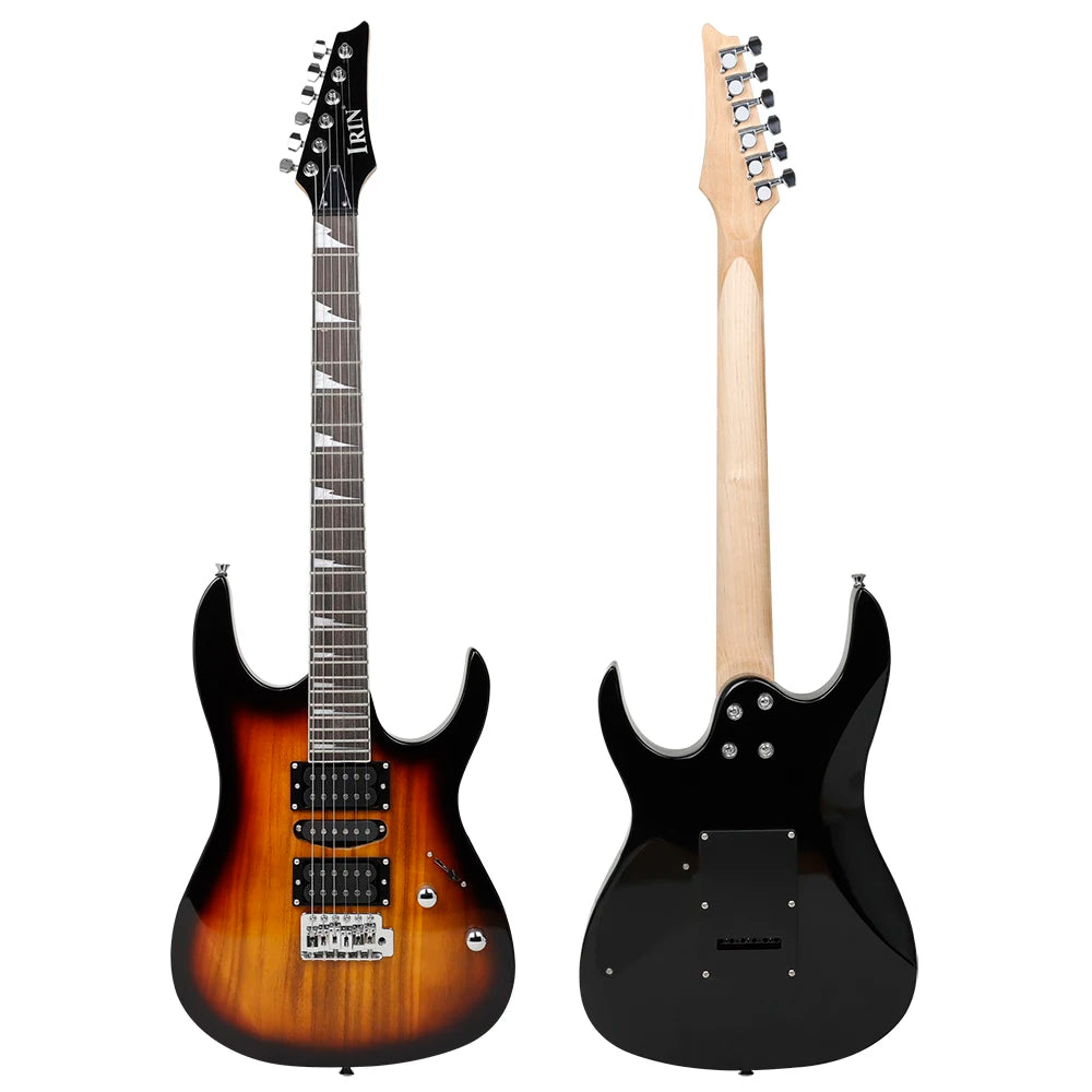 IRIN 6 Strings Electric Guitar 24 Frets Maple Body Neck Electric Guitarra With Bag Amp Tuner Necessary Guitar Parts Accessories