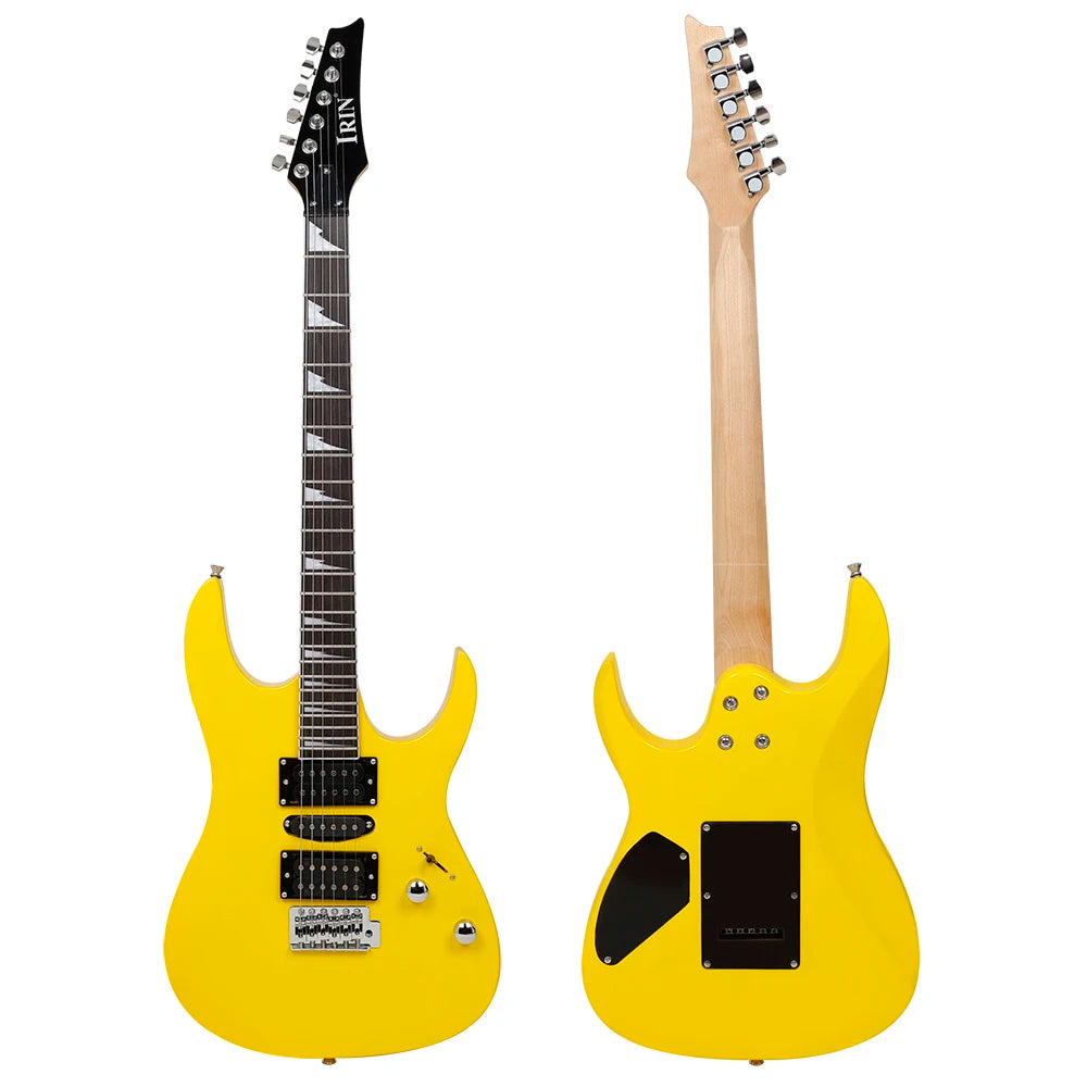 IRIN 6 Strings Electric Guitar 24 Frets Maple Body Neck Electric Guitarra With Bag Amp Tuner Necessary Guitar Parts Accessories
