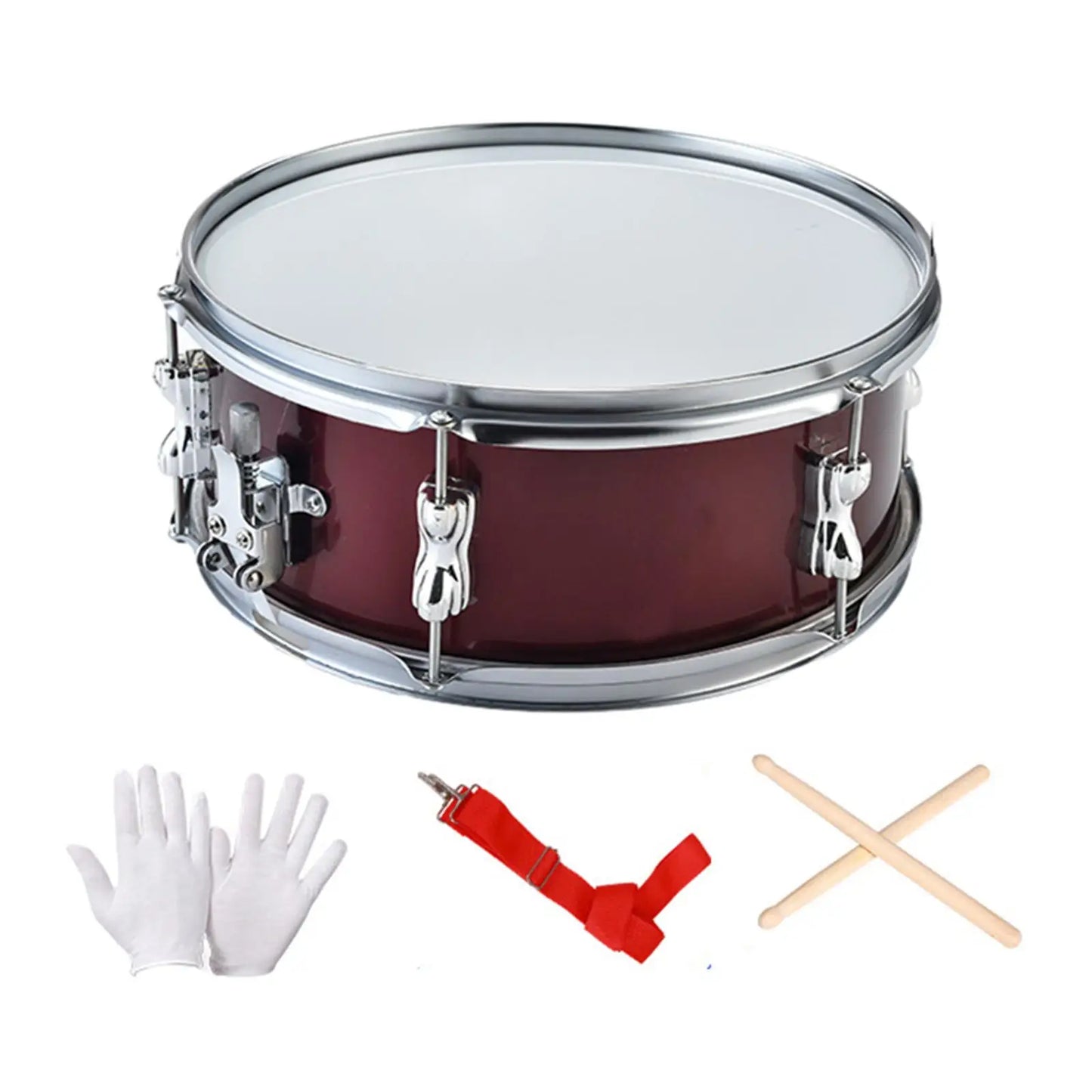CadenceCraft 13-Inch Dual-Tone Snare Drum Kit: Portable Percussion Marvel for Aspiring Young Musicians